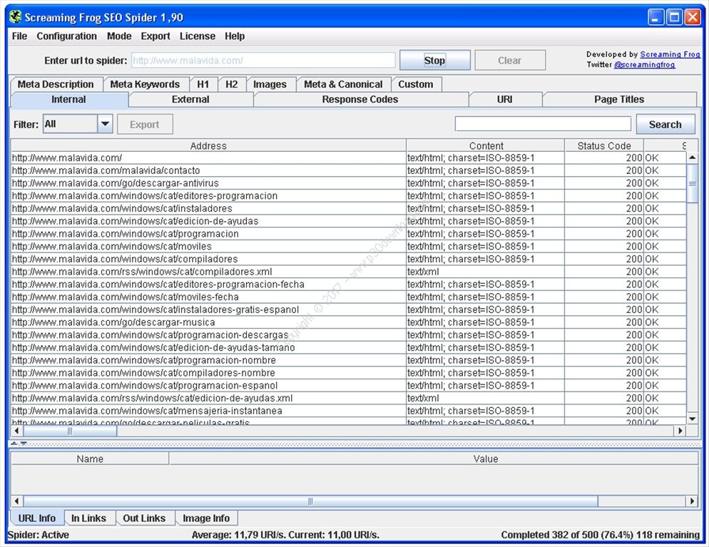 instal the new version for ios Screaming Frog SEO Spider 19.2