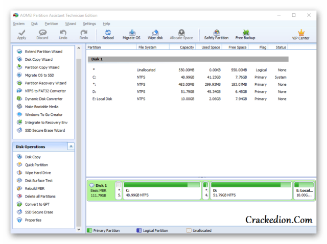 aomei partition assistant 8.4 full version crack