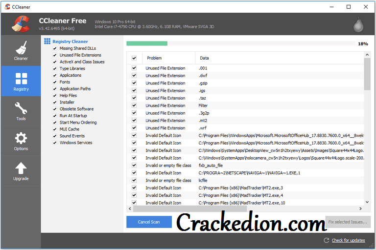 CCleaner 5.61.7392 Professional Plus Lifetime Crack Pro Key 2020