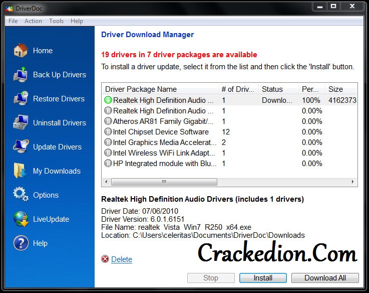 driver support registration key crack 2017