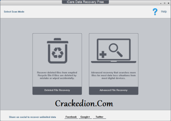 icare data recovery free code