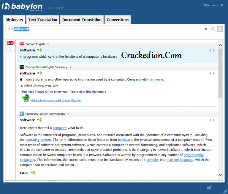 Babylon Premium Pro NG 10.5 Crack