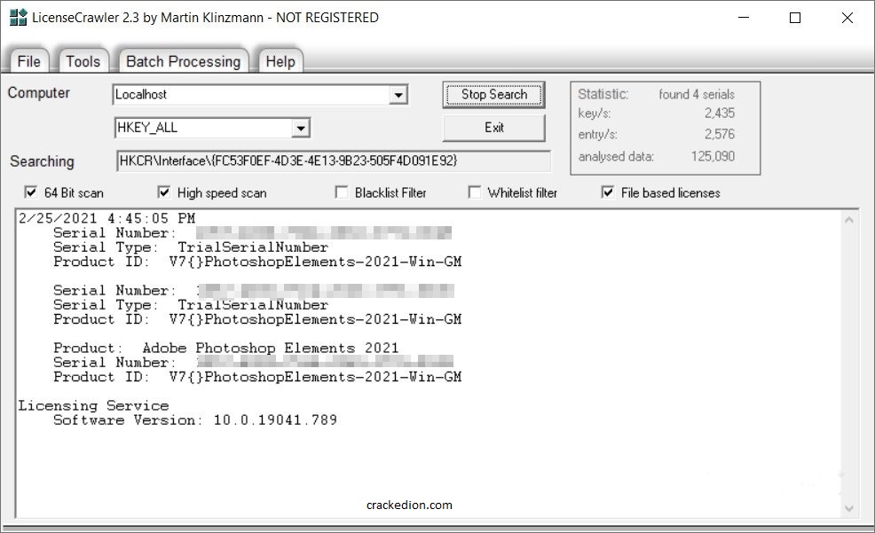 LicenseCrawler Crack