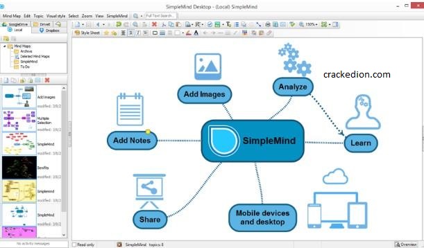 SimpleMind Pro 2.1.1 Build 6347 With Crack