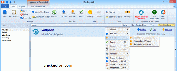 Download FBackup 9.8.815 Crack