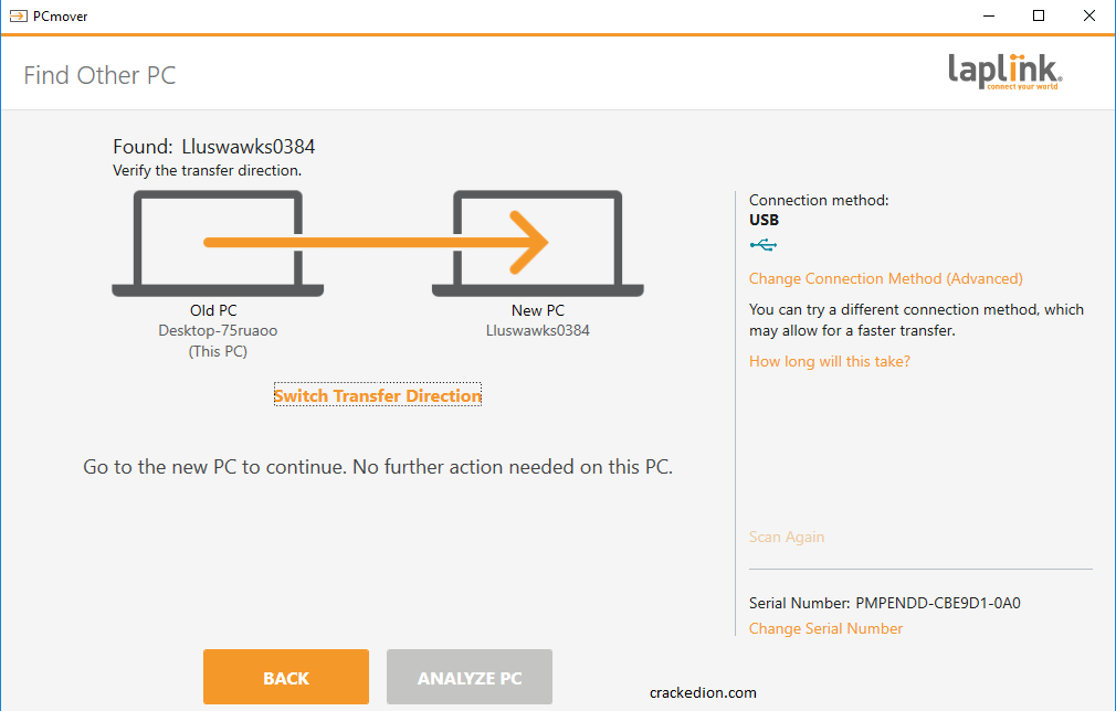 PCmover Professional 12.0.1.40138 Crack