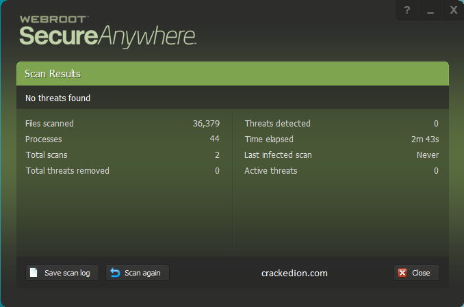 Webroot SecureAnywhere Antivirus 9.0.35.12 Crack