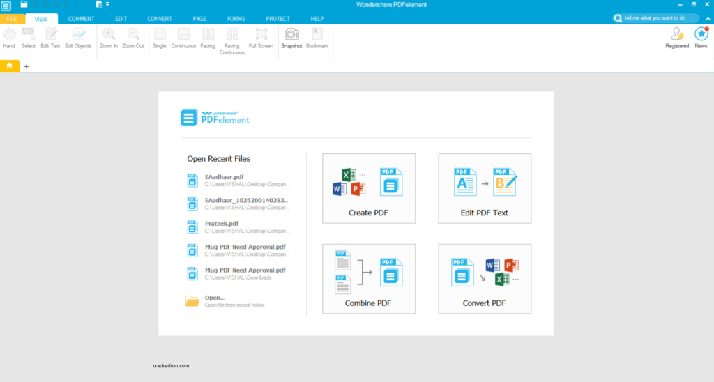 Wondershare PDFelement 10.0.7.2464 Crack